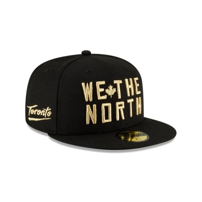 Toronto Raptors Gorra | New Era NBA City Edition 59fifty Fitted Cap Mexico - Negros